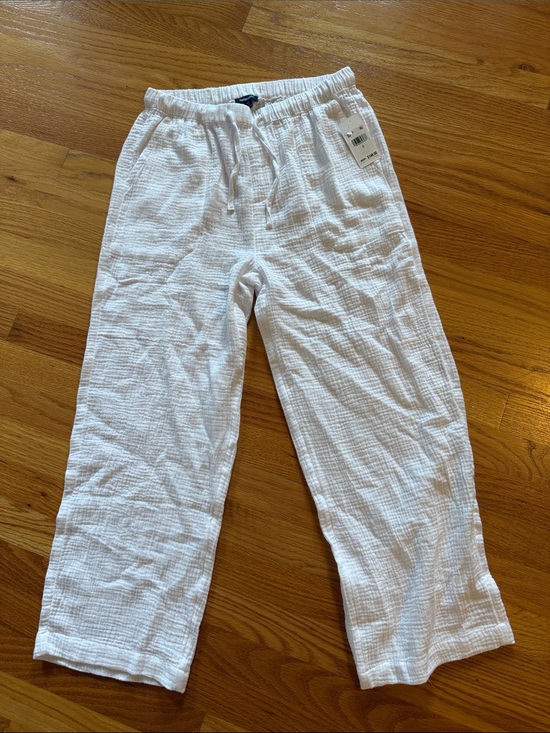Splendid Pants - Splendid White Wide-Leg Pull-On Pants